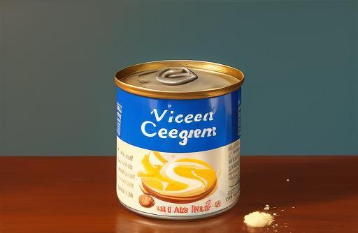 A can of condensed milk sweet