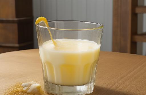 A glass of buttermilk tangy
