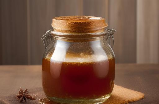 A jar of malt syrup