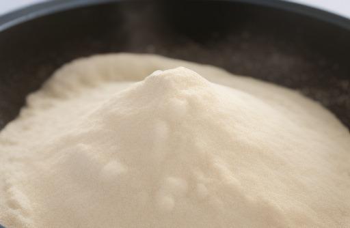 A scoop of gluten free flour