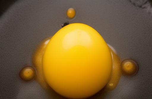Egg yolk being separated