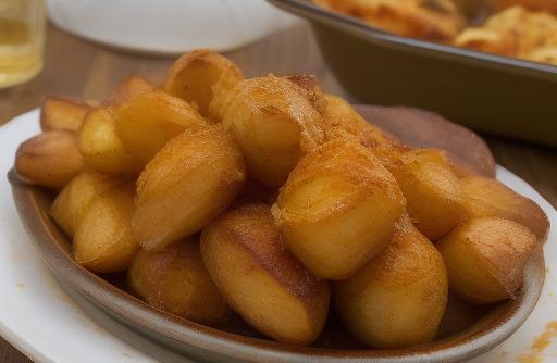 Roasted potatoes crispy