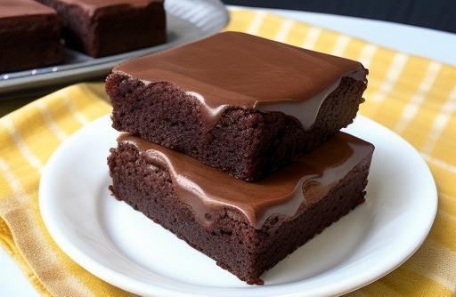 Vegetable oil mixed into brownie batter