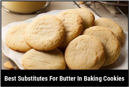 best substitutes for butter in baking cookies