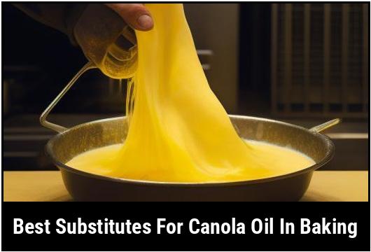 best substitutes for canola oil in baking