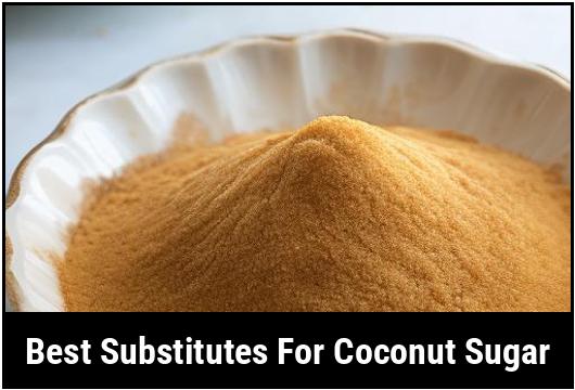 best substitutes for coconut sugar