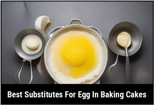 best substitutes for egg in baking cakes
