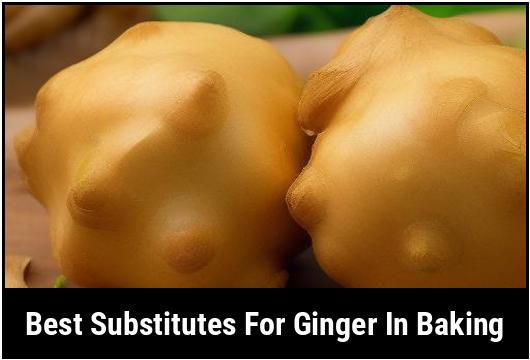 best substitutes for ginger in baking
