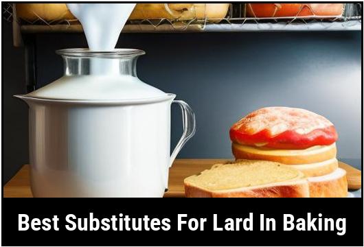 best substitutes for lard in baking