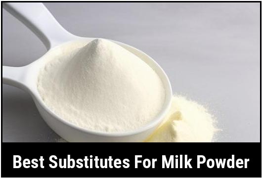 best substitutes for milk powder