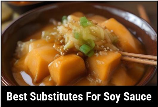 best substitutes for soy sauce