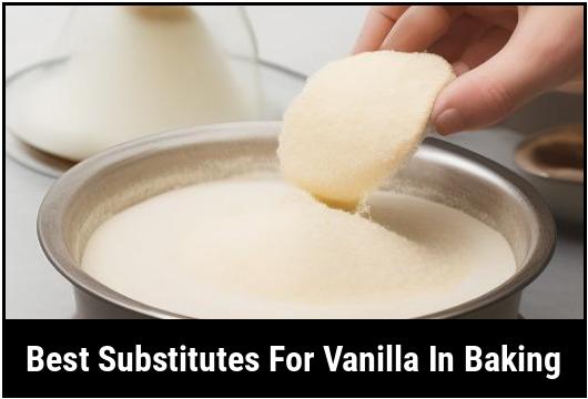 best substitutes for vanilla in baking