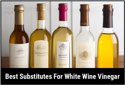 best substitutes for white wine vinegar