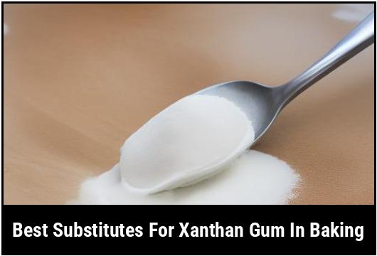 best substitutes for xanthan gum in baking