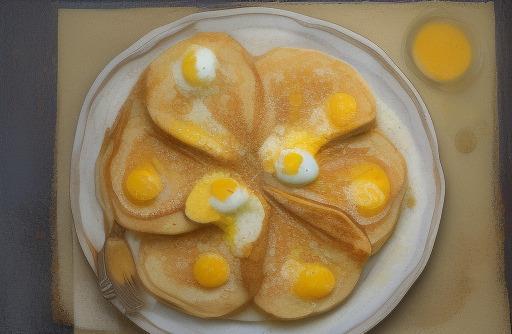 eggs in pancakes