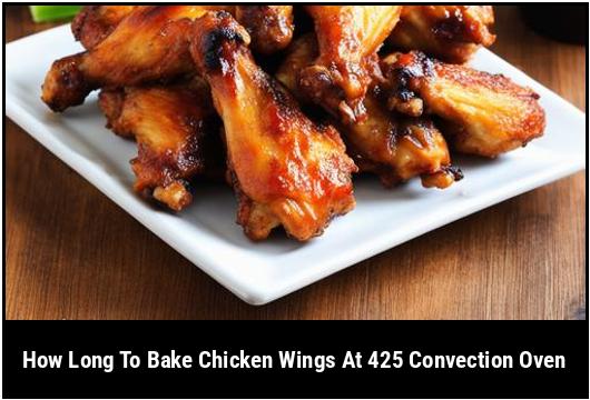 how long to bake chicken wings at convection oven