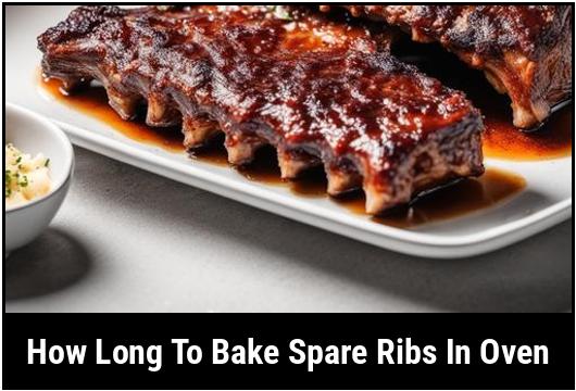 how long to bake spare ribs in oven