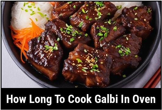 how long to cook galbi in oven