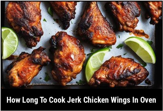 how long to cook jerk chicken wings in oven