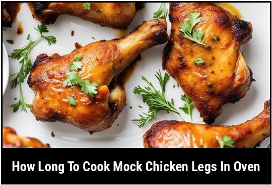 how long to cook mock chicken legs in oven