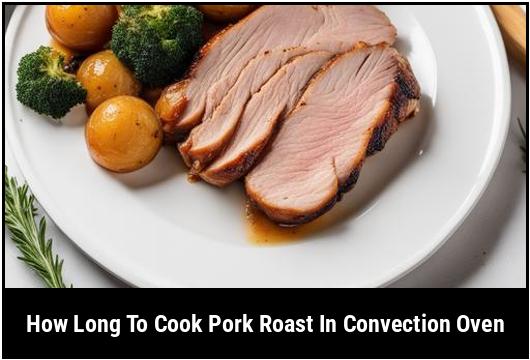 how long to cook pork roast in convection oven