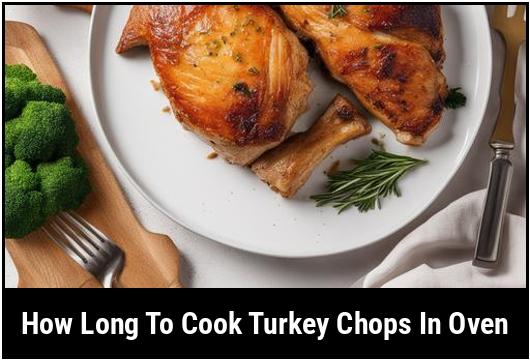how long to cook turkey chops in oven