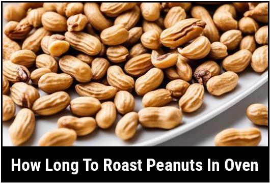 how long to roast peanuts in oven