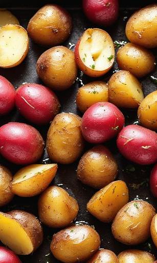 oven baked baby red potatoes