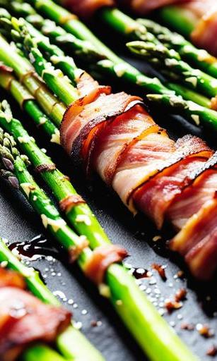 oven baked bacon wrapped asparagus