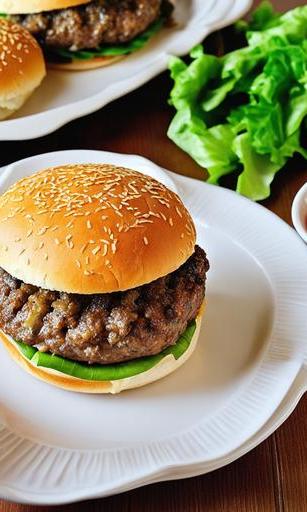 oven baked beef burger