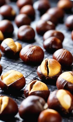 oven baked chestnuts