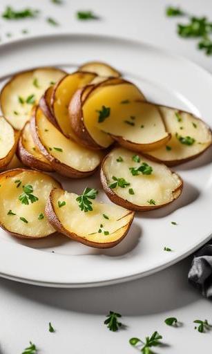 oven baked potato slices