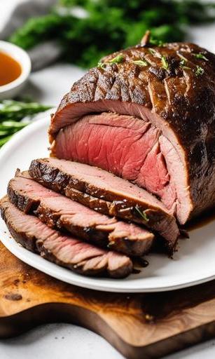 oven baked top round roast