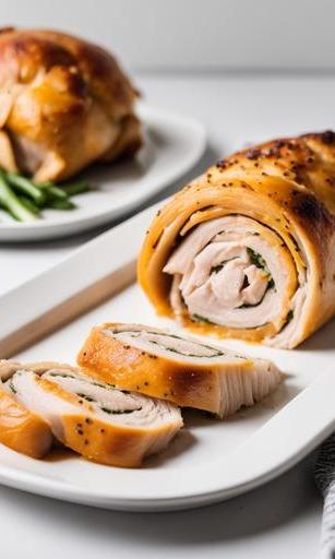 oven baked turkey roll